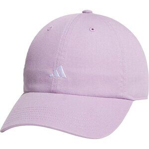 Adidas Womens Plum Purple White Saturday Baseball Adjustable Cotton Athletic Hat